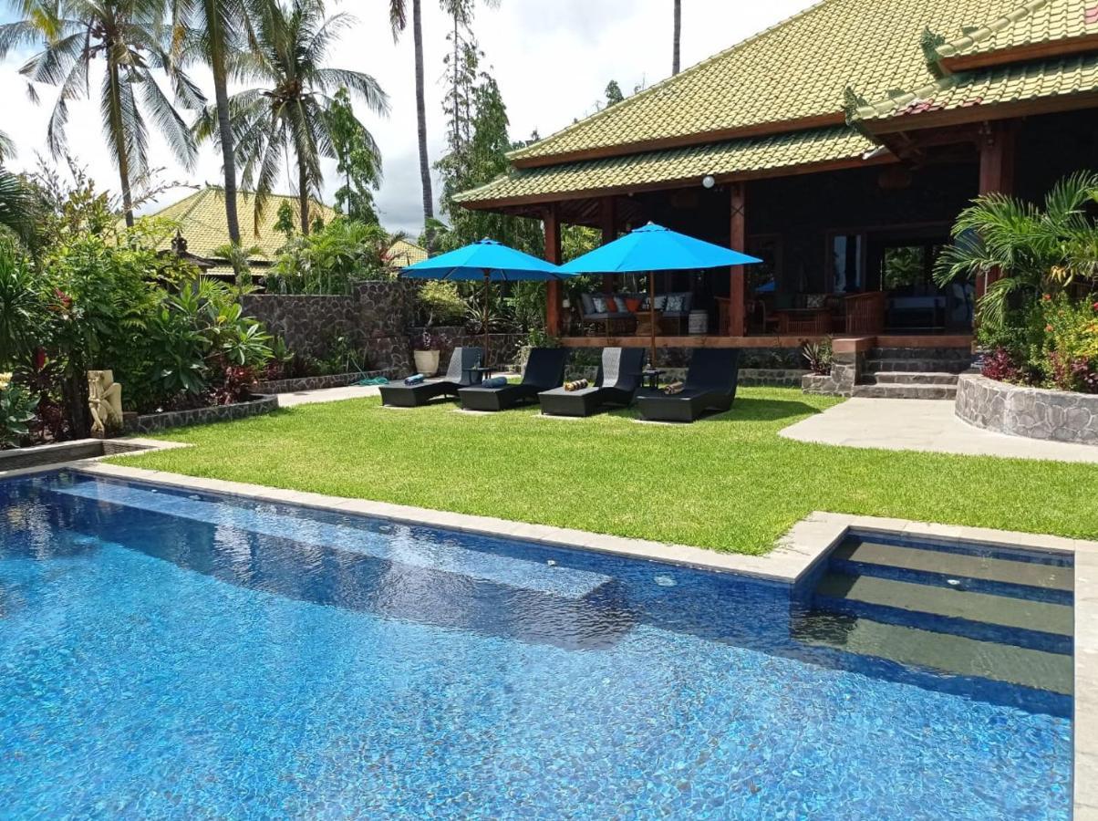 Absolute Beachfront, Paradise, 3Br Villa With Private Pool On 1200M2 Of Tropical Land Tulamben Exterior foto