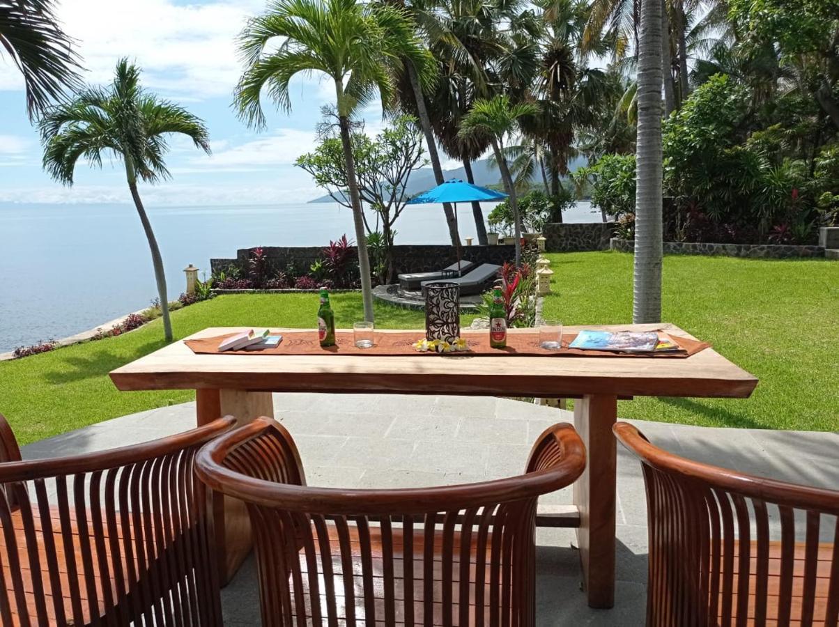 Absolute Beachfront, Paradise, 3Br Villa With Private Pool On 1200M2 Of Tropical Land Tulamben Exterior foto