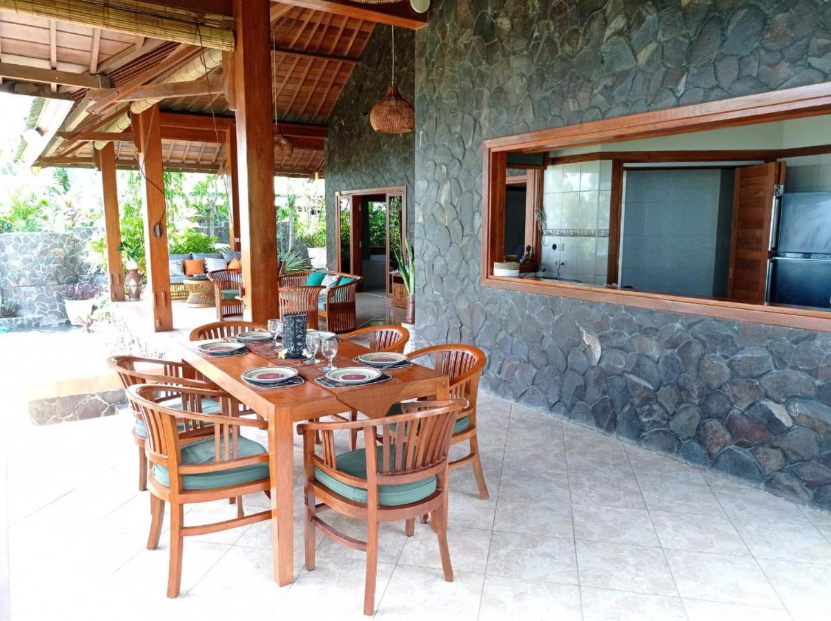 Absolute Beachfront, Paradise, 3Br Villa With Private Pool On 1200M2 Of Tropical Land Tulamben Exterior foto